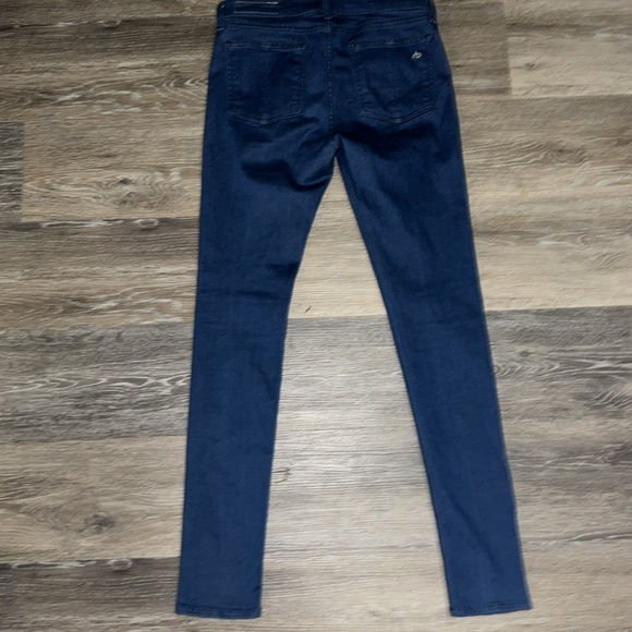 Rag & Bone High Rise Blue Skinny Jeans - Size 28in - Picture 5 of 8